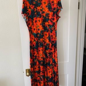 Proenza Schouler White Label Sunflower Jersey Dress